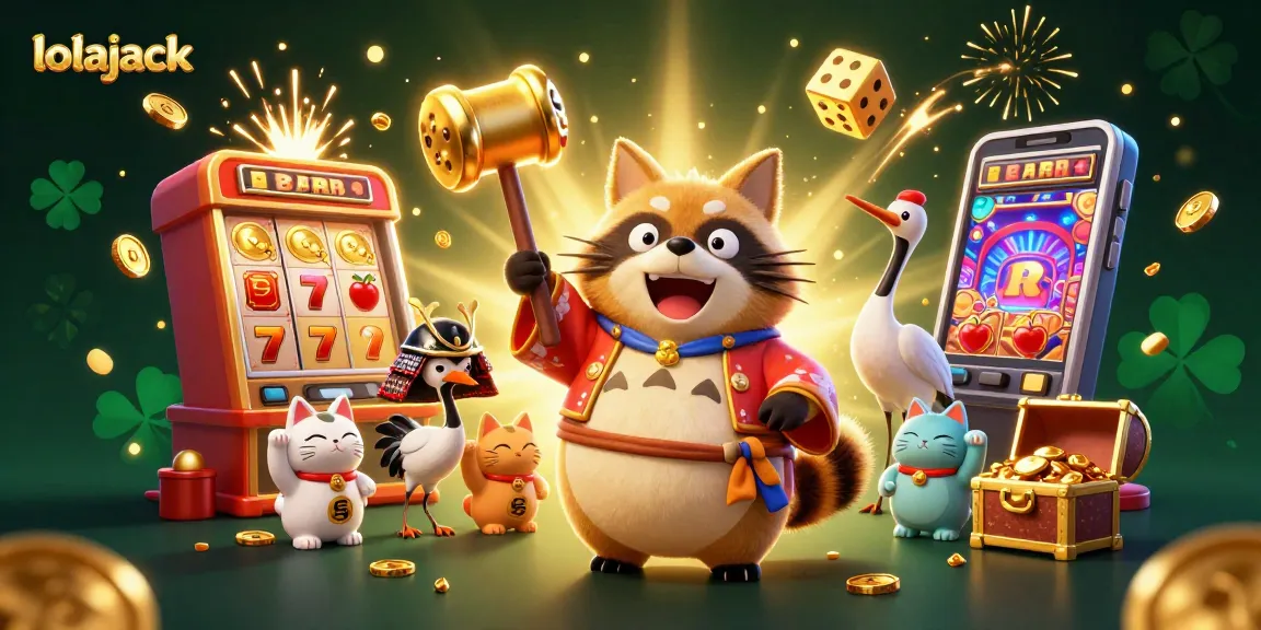 Experience thrilling wins at lolajack casino with dynamic slot machines and colorful characters.