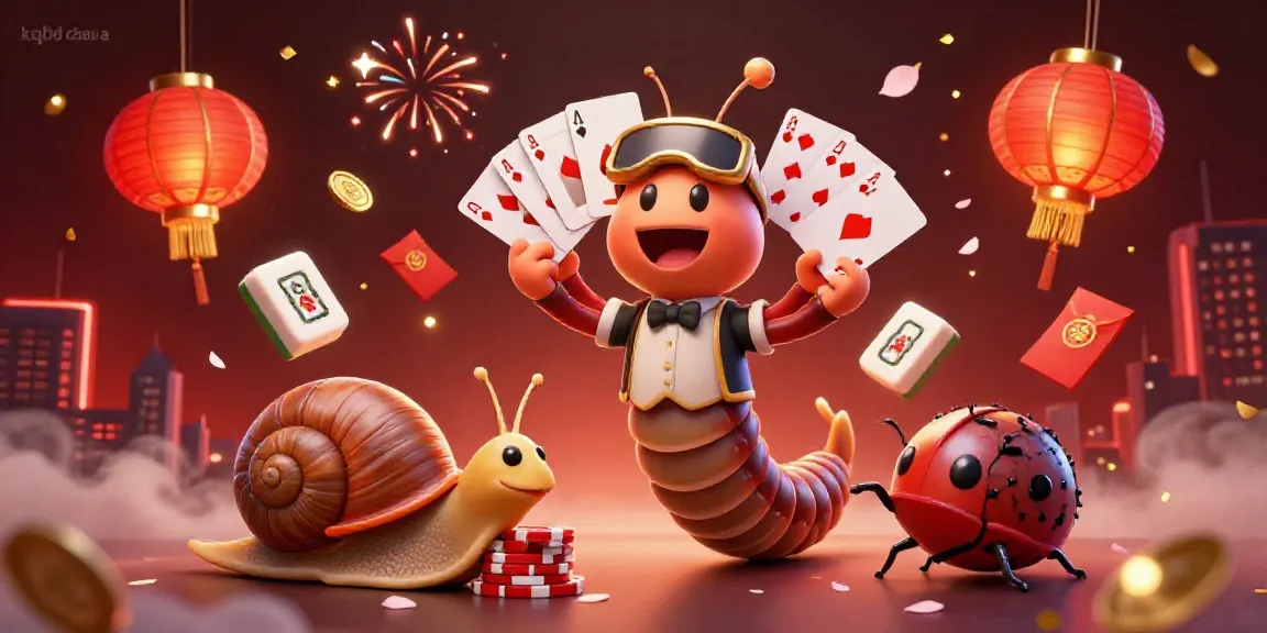 Engage with kqbd chau a as a 3D cartoon dealer showcases dynamic card action surrounded by festive elements.