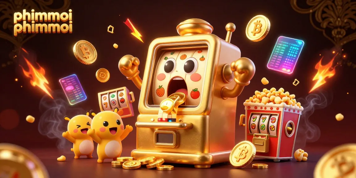 Experience excitement with phimmoi phimmoi slot machines winning coins in a vibrant casino scene.