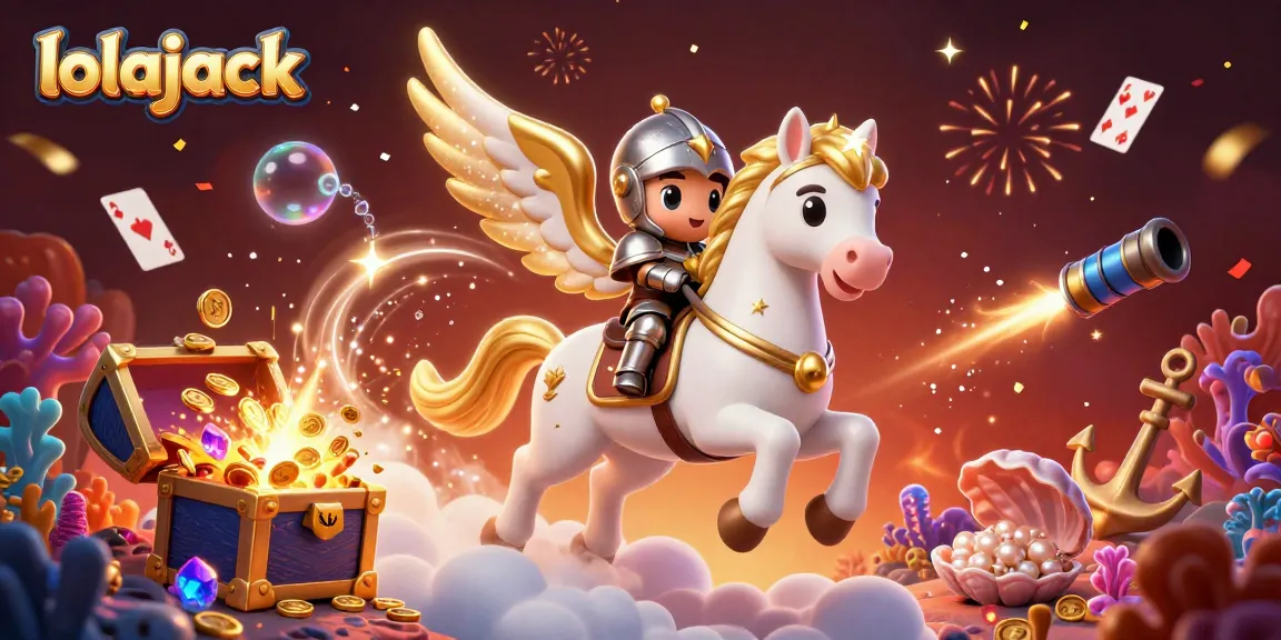 Experience winnings at lolajack with vibrant gaming scenes featuring animated characters and casino elements.